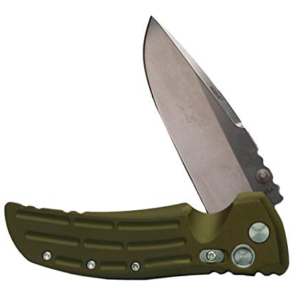 Hogue Extreme Series Knife Aluminum Frame 4-Inch Drop Point Blade Tumble Finish