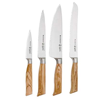 Messermeister Oliva Elite - 4Pc. Gourmet Knife Set