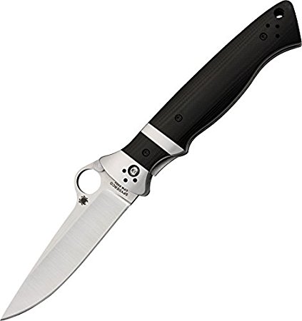 Spyderco Vallotton Sub-Hilt G-10 Plain Edge Knife