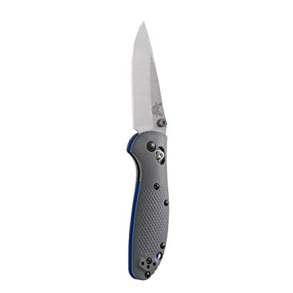 Benchmade - Mini Griptilian 556-1, Drop-Point, Gray Handle