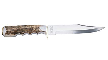 Silver Stag Elk Stick Series Frontier Fighter Hunting Knife D2 Tool Steel