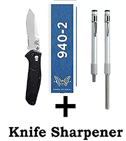 Benchmade 940-2 Reverse Tanto - WITH FREE KNIFE SHARPENER