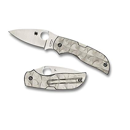 Spyderco Chaparral Stepped CTS XHP Plain Edge Knife, Titanium, Left/Right