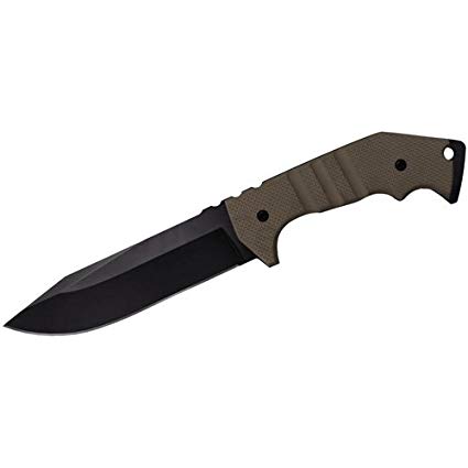 Cold Steel (CS14AKVG-BRK) AK-47 Fixed Blade Field Knife 3V - 14AKVG, Black