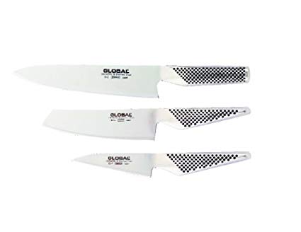 Global G-257 (G-2 5, GS-7) Tool-Knife-Sets 3 (G-2 5 7) 3 Pc, Stainless Steel