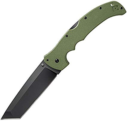 Cold Steel 27TXTVG Recon 1 Tanto Point Plain Knife with Black Hardware, 5