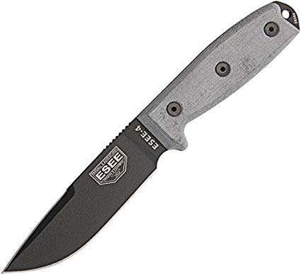 ESEE ES4PCPMBB-BRK model 4 Carbon Plain