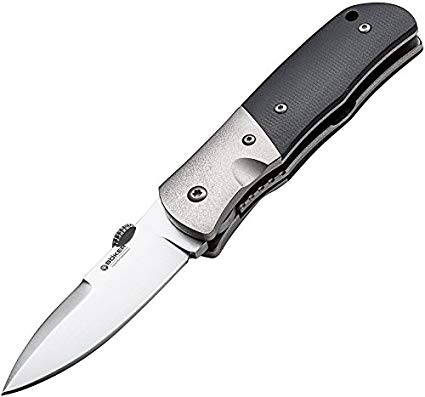 BOKER TREE BRAND SD 2 Black Micarta Liner Lock CPM154 Pocket Knife Knives