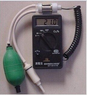 GOWE Oxygen purity analyzer/ Oxygen content meter detect scope:0-100%,0-25% 0-5%