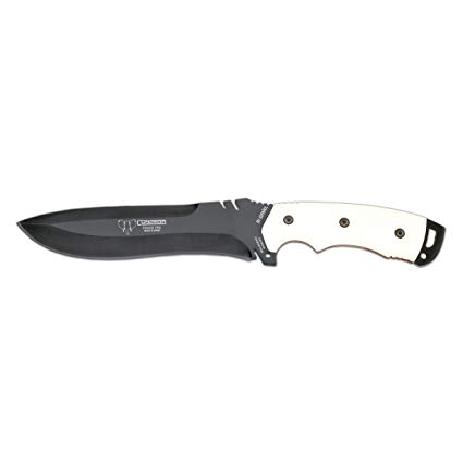 Tactical fixed blade knife Cudeman 299-Z Boina Verde with handle Micarta and blade of 17.5 cm