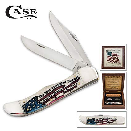 Case Cutlery CA18701 Star Spangled Banner Set 6265SS Pattern Hunting Knives