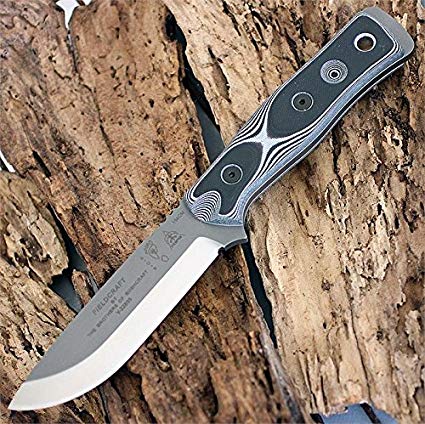 TOPS Knives B.O.B. The Brothers of Bushcraft Fieldcraft B.O.B. Hunter - 154 CM Steel (White)