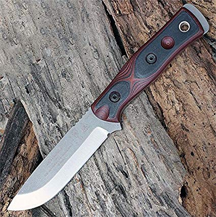 TOPS Knives B.O.B. The Brothers of Bushcraft Fieldcraft B.O.B. Hunter - 154 CM Steel (Red)