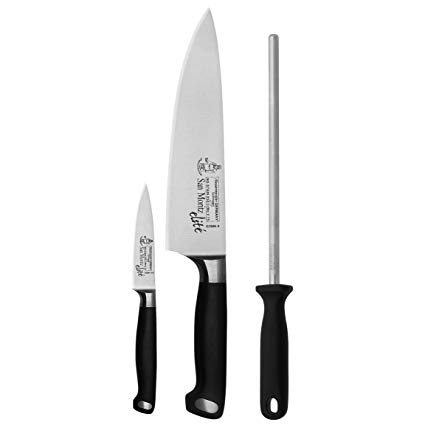 Messermeister San Moritz Elite 3-Piece What a Steel Knife Set