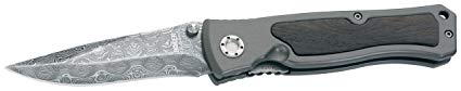 Boker 111054DAM Leo Damascus II Pocket Knife with 3 3/4 in. Steel Blade