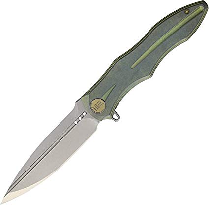 We Knife Co Ltd Framelock Green SW/Satin WE613D