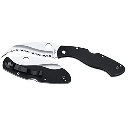 Spyderco C12GS Civilian, G-10 Handle, Serrated