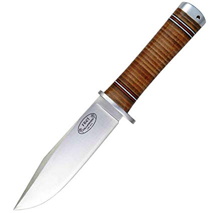 Fallkniven NL4 Fine Edge Fixed Blade Knife, Brown