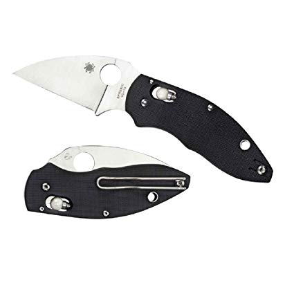 Spyderco C219GP Q Ball G-10 black Folding Blade Knives