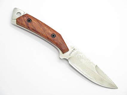 IC.CUT IC-101 Hiro Seki Japan VG-10 San Mai Damascus Fixed Blade Hunting Knife