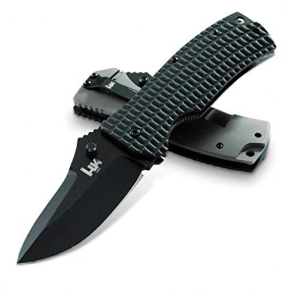 Benchmade HK Knives Conspiracy Folding Knife Combo with Edged Coated Blade