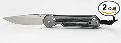 Chris Reeve Large Sebenza 21 Knife Titanium Handle with Micarta Inlay CPM S35VN Blade