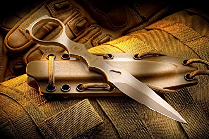 Spartan Blades CQB Tool Fixed Blade Fighting Knife Kydex Sheath