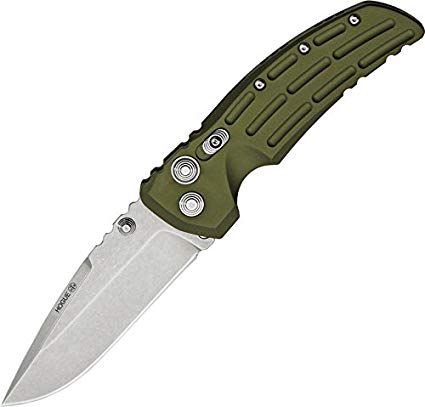 Hogue Extreme Series Knife Aluminum Frame 3.5-Inch Drop Point Blade Tumble Finish