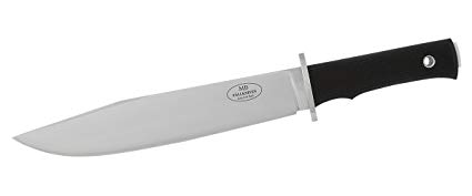 Fallkniven MB Blade Protruding Broad Tang Knife, Silver, 15.23