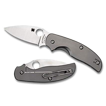 Spyderco Sage2 Titanium PlainEdge Knife